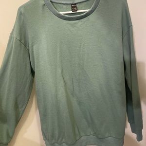 Light green, Size L crew neck sweater